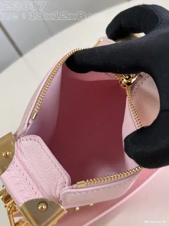 Aaa replica bags VUITTON PM-18*12.5*8CM Side Trunk LOUIS 0508